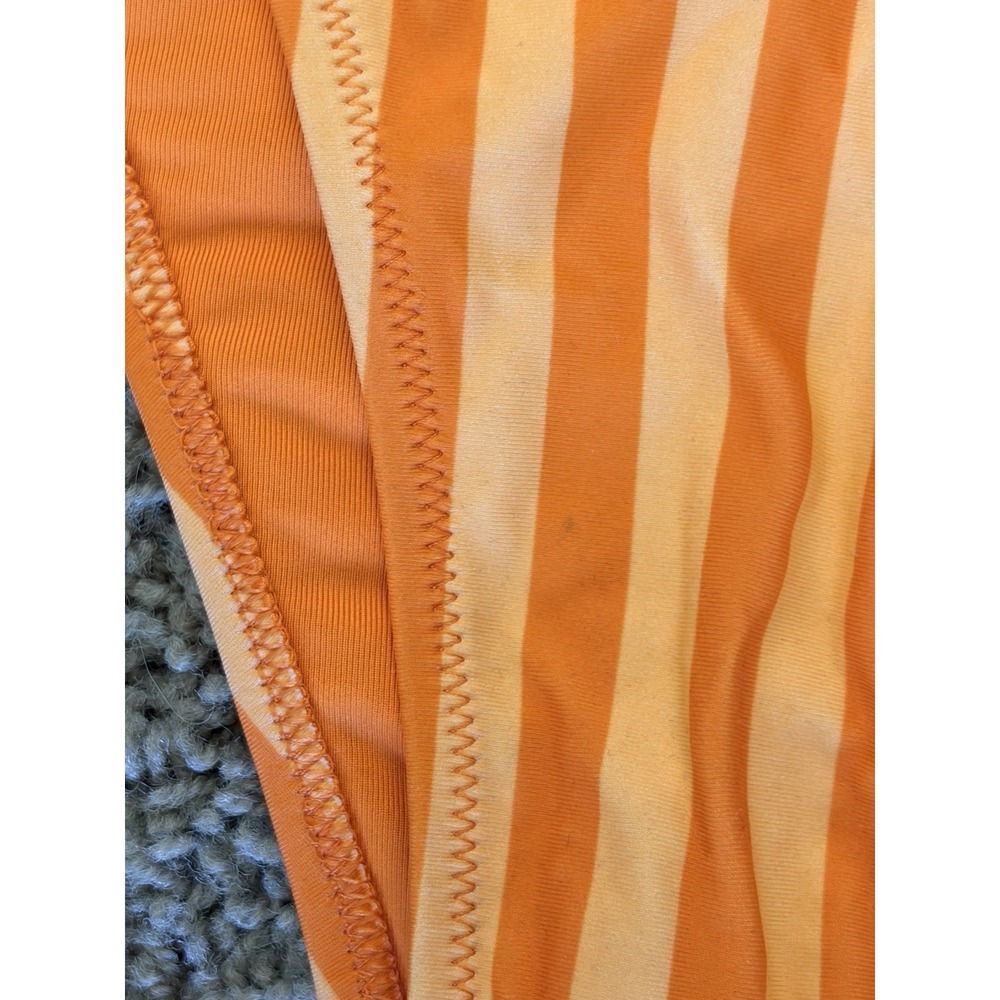 Aerie Orange Stripe Bikini Swimsuit Bottoms Womens XS NEW NWT - Picture 5 of 10
